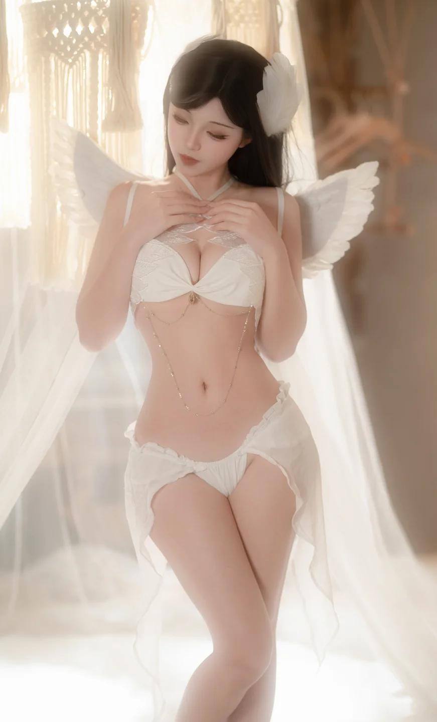 Bangni邦尼 - No.062 天使 [80P,4V-786MB] tg@simisebaisi 【丝足阁】041.webp